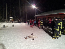 Preiviikin VPK näytti miten käy kun rasvakattilaan heittää vettä